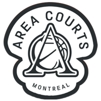 Area Courts Pickup Game Logo Mono